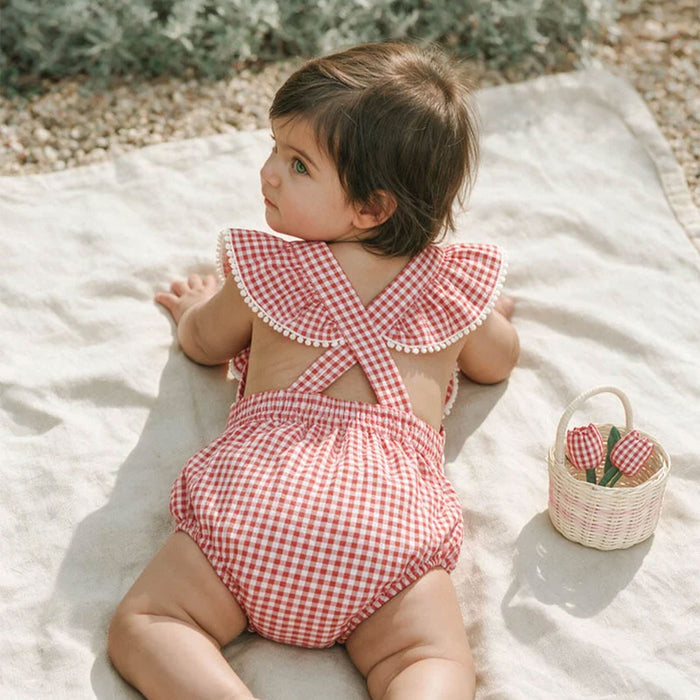 Fox & Finch Sundae Gingham Bodysuit