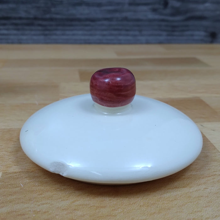 Franciscan Apple Sugar Bowl and Lid American California USA Stamp