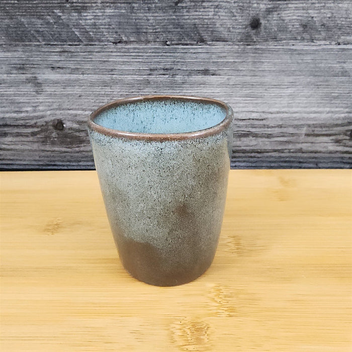 Frankoma Juice Tumbler Blue Pottery