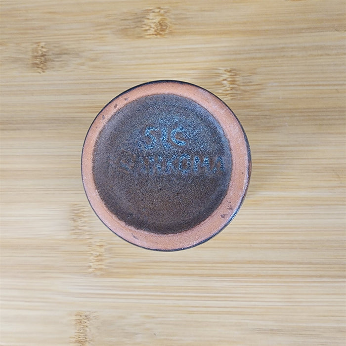 Frankoma Juice Tumbler Blue Pottery