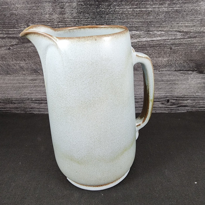 Frankoma Plainsman Woodland Moss Pitcher 40 oz Blue Brown Green Pottery