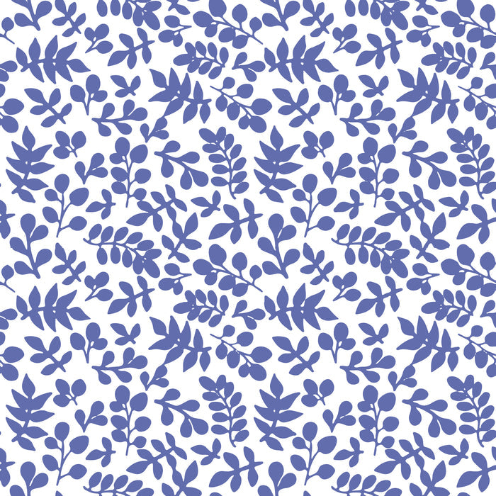 French Blue Single Letter Flat Notecard {vertical or horizontal}