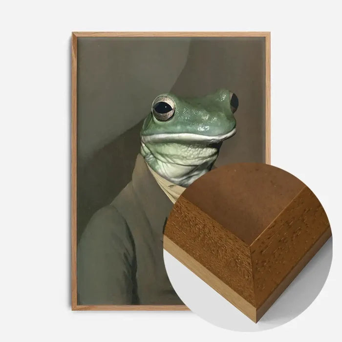 21x30cm | 8¼ x 11¾in / Oak Wood Frame