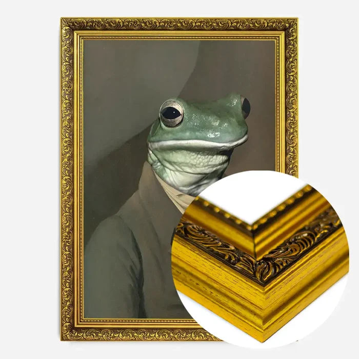 21x30cm | 8¼ x 11¾in / Gold Ornate Frame
