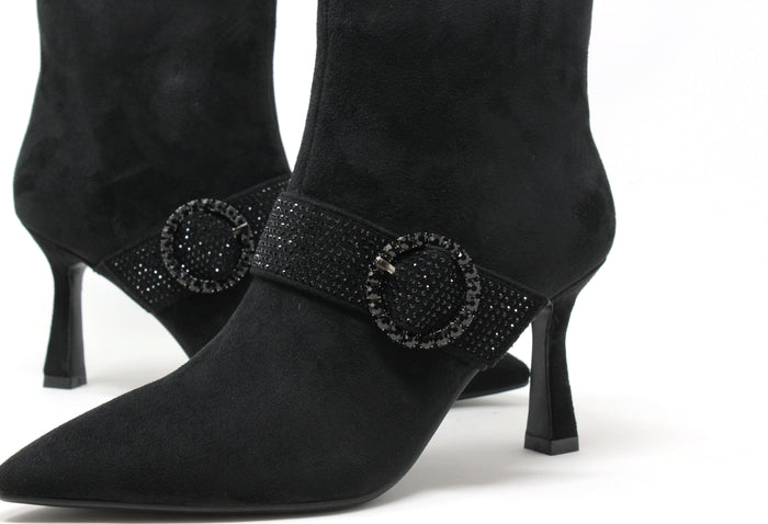 Front Buckle Ankle Boot