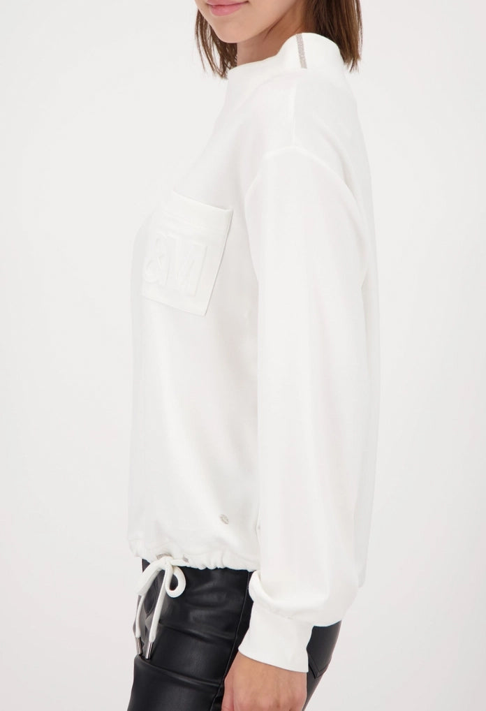 Front Pocket Long Sleeve Top