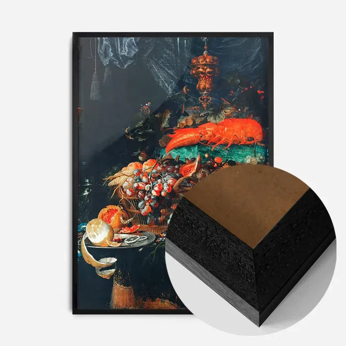 21x30cm | 8¼ x 11¾in / Black Wood Frame