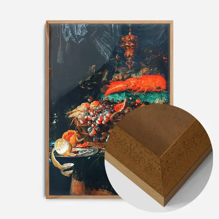 21x30cm | 8¼ x 11¾in / Oak Wood Frame
