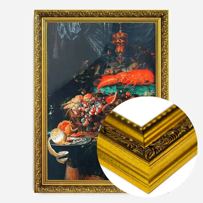 21x30cm | 8¼ x 11¾in / Gold Ornate Frame