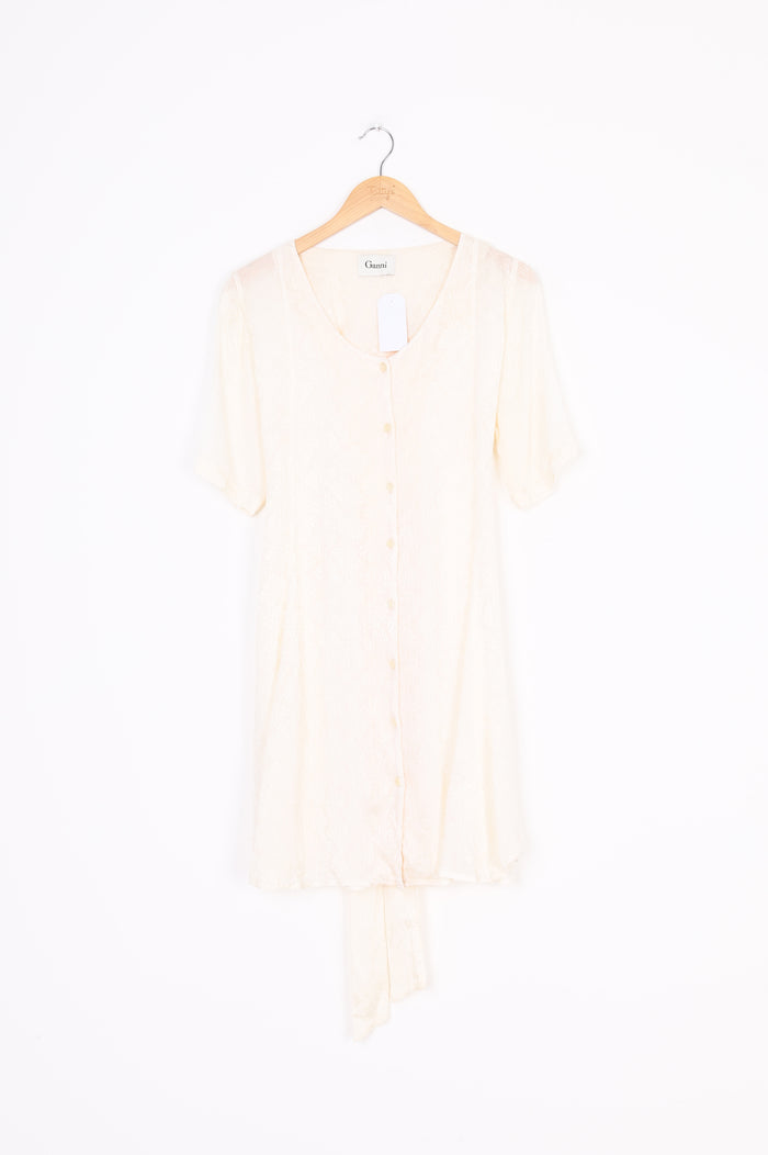 Ganni Womens Cream Dress Size M