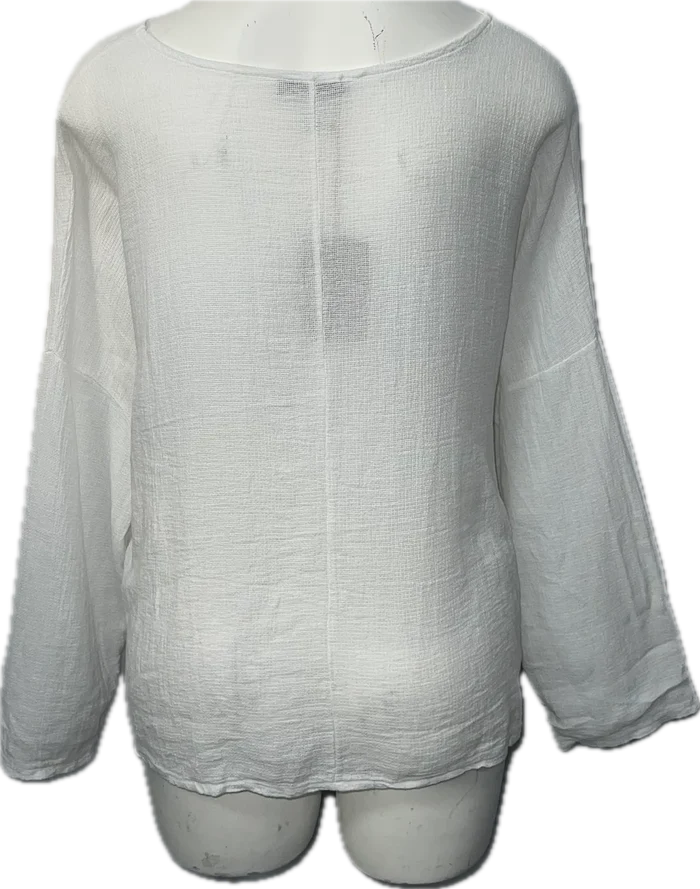 Gauze 3/4 Sleeve Top MULT COLORS