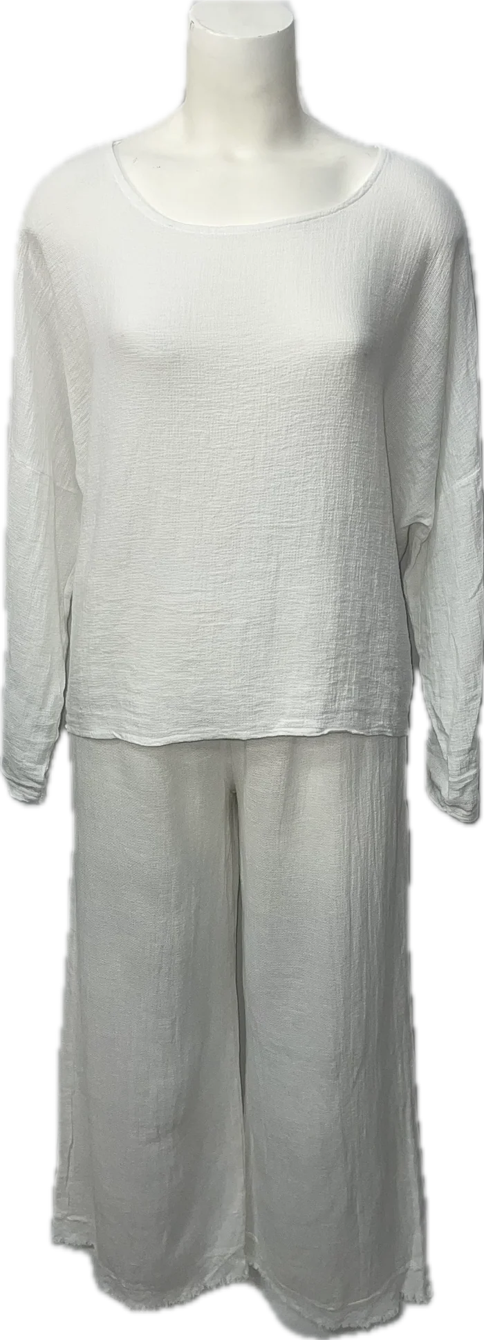 Gauze 3/4 Sleeve Top MULT COLORS