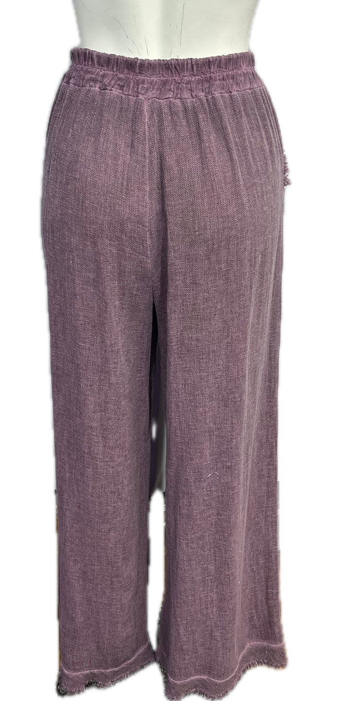 Gauze Ruffled Pants MULT COLORS