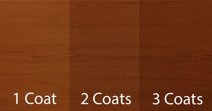 Retique It Cherry Gel Stain swatch showing deep red cherry color on wood sample.