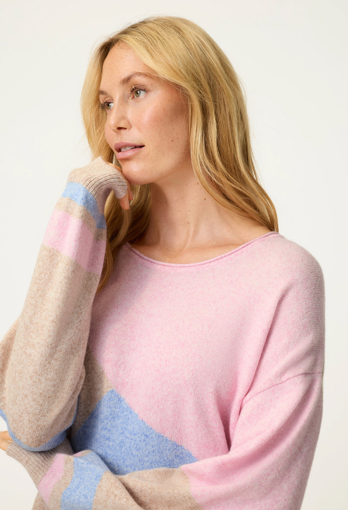Geometric Design Knit Jumper