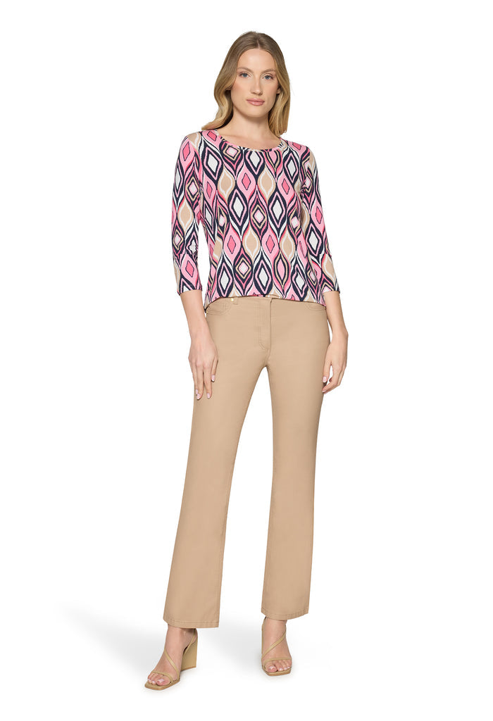 Geometric Print Top