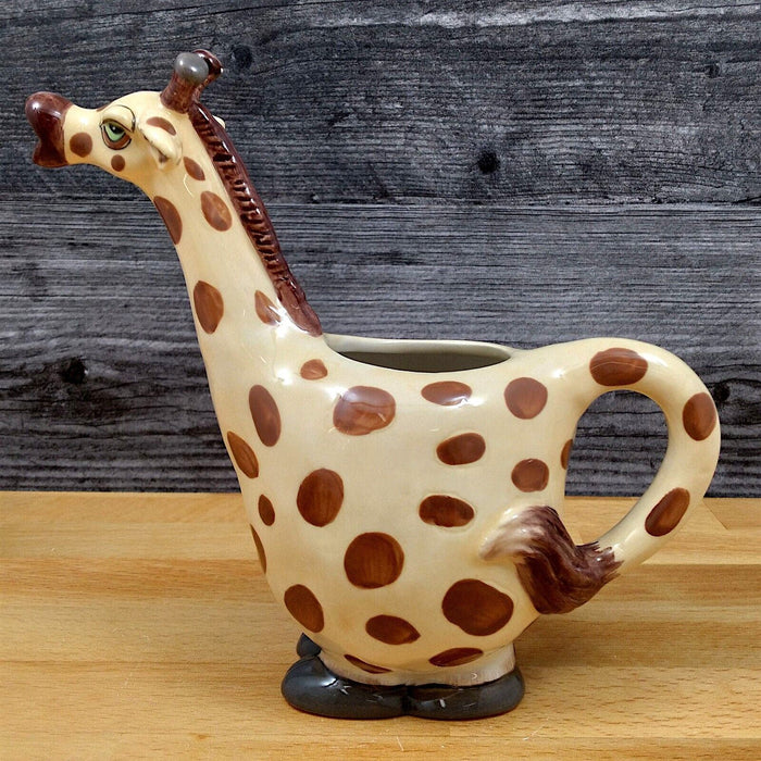 Giraffe Sugar Bowl and Creamer Set Decorative by Blue Sky