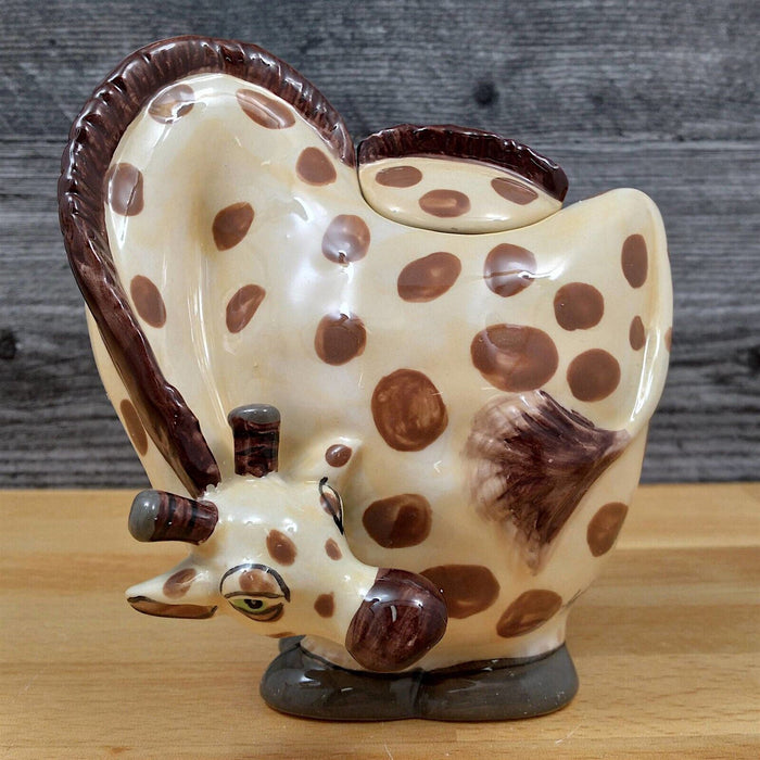 Giraffe Sugar Bowl and Creamer Set Decorative by Blue Sky