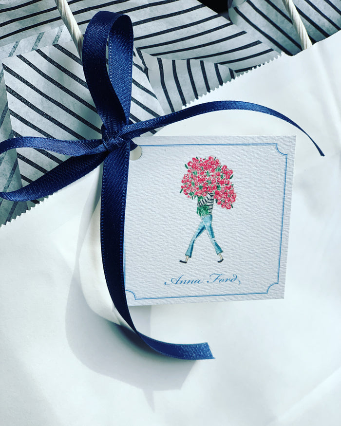Girl with flowers