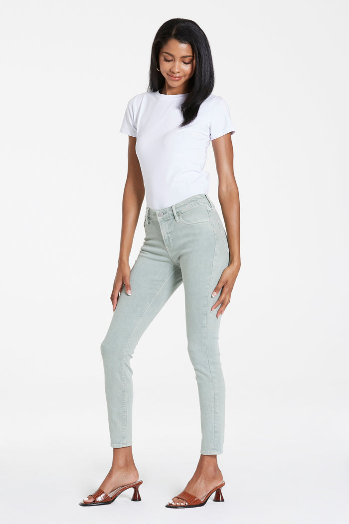 Gisele Cucumber High Rise Ankle Jean