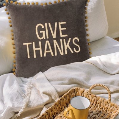 Give Thanks Pillow