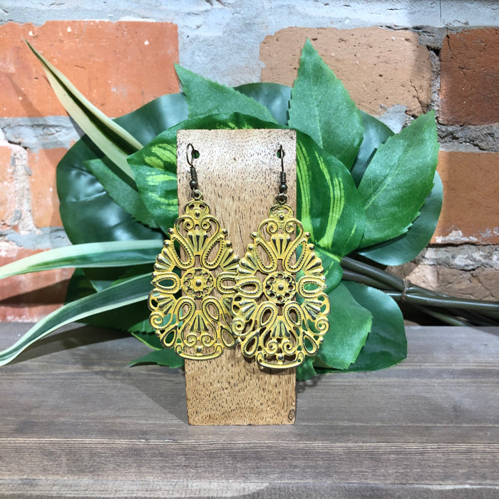 Gleeful Peacock Earrings
