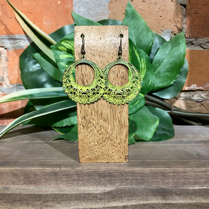Gleeful Peacock Earrings