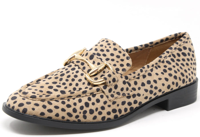 Gold Buckle Loafer