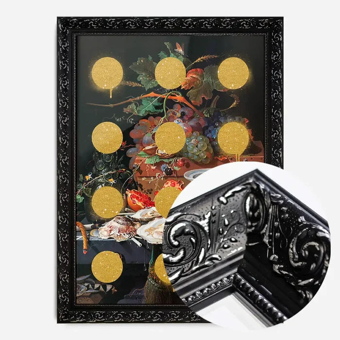 21x30cm | 8¼ x 11¾in / Black Ornate Frame