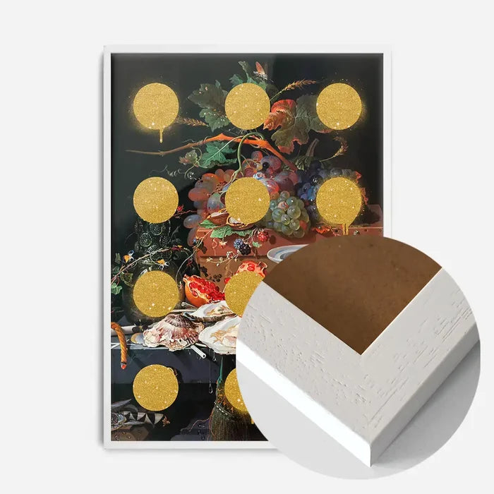 21x30cm | 8¼ x 11¾in / White Wood Frame