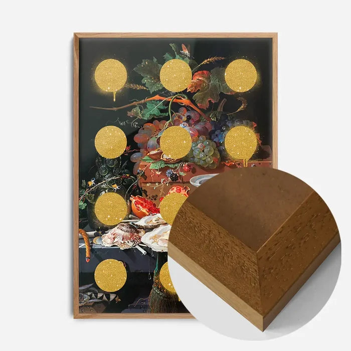 21x30cm | 8¼ x 11¾in / Oak Wood Frame