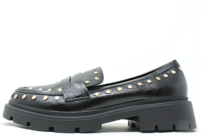 Gold Studded Loafer