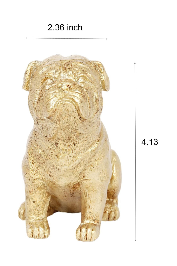 Golden Dog Figurine