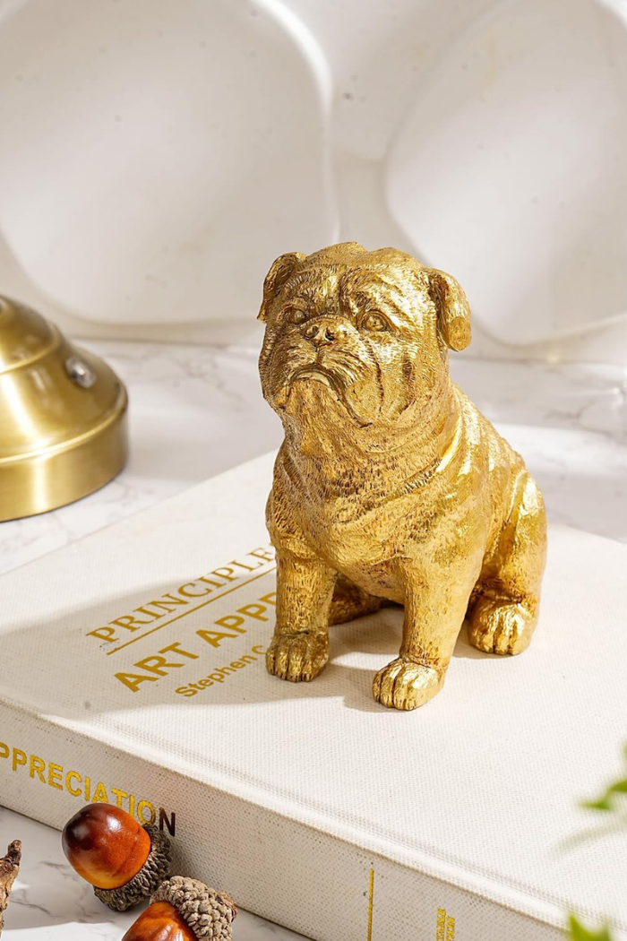 Golden Dog Figurine