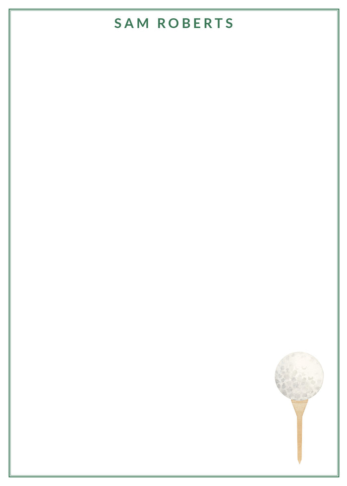 Golf Notepads