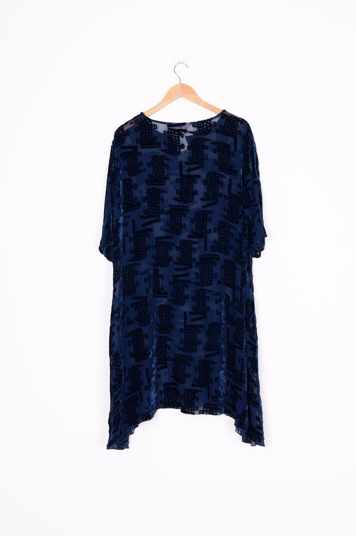 Gorman Womens Blue Dress Size 14
