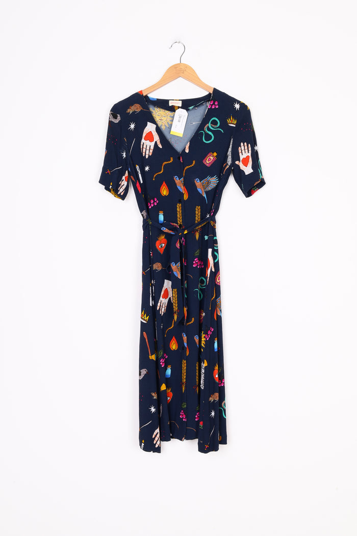 Gorman Womens Blue Dress Size 8