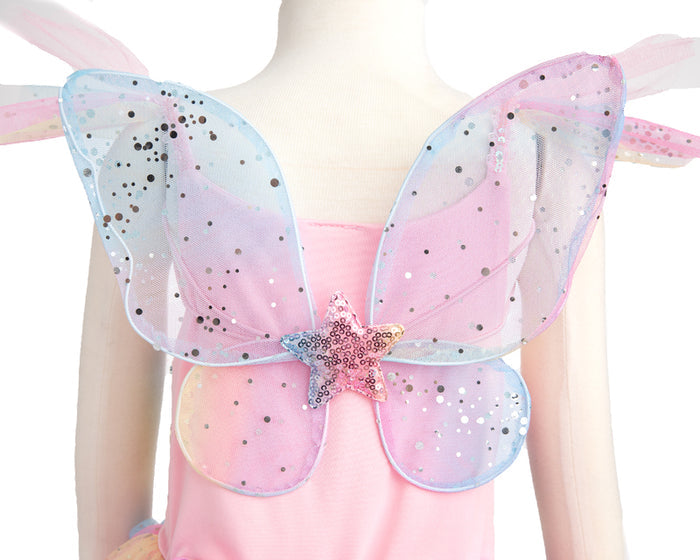 Great Pretender Rainbow Fairy Dress With Wings