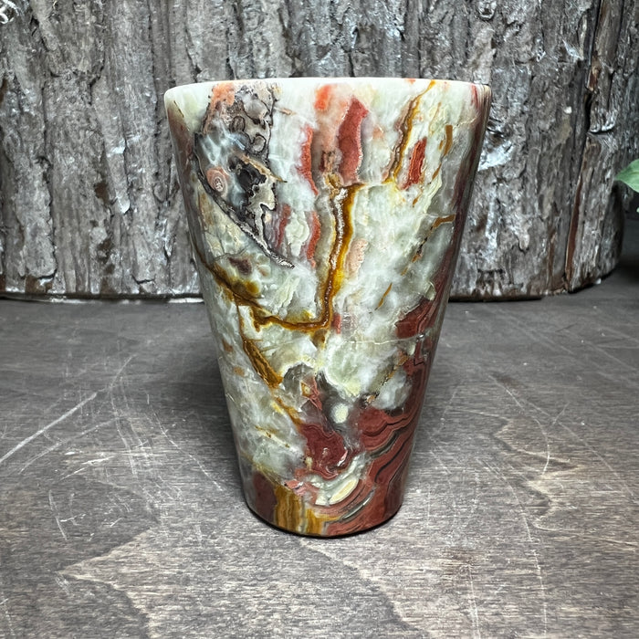 Green Onyx Shot Glass