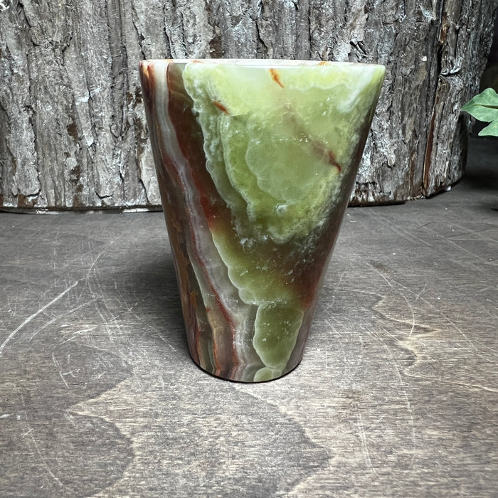Green Onyx Shot Glass