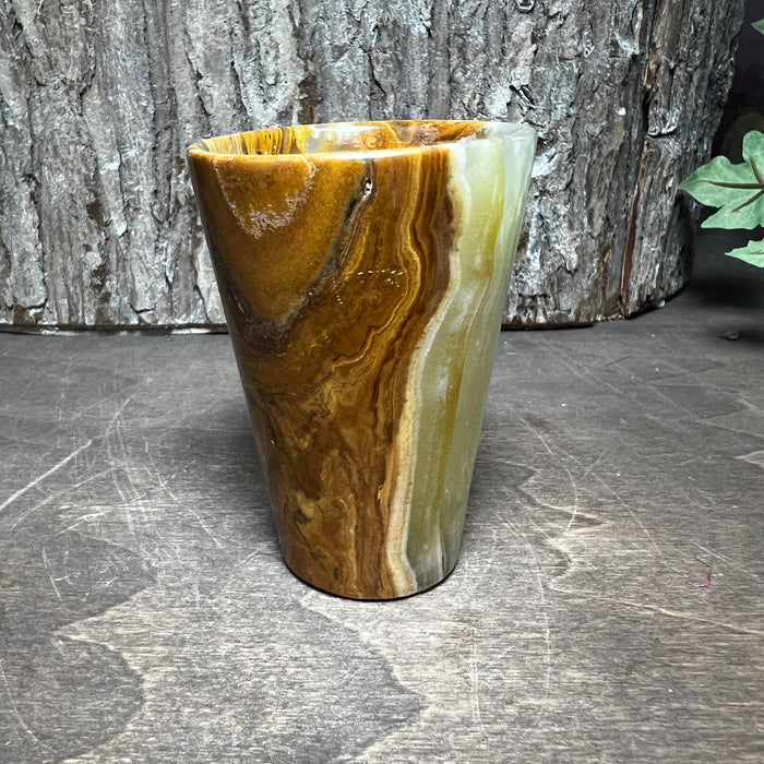 Green Onyx Shot Glass
