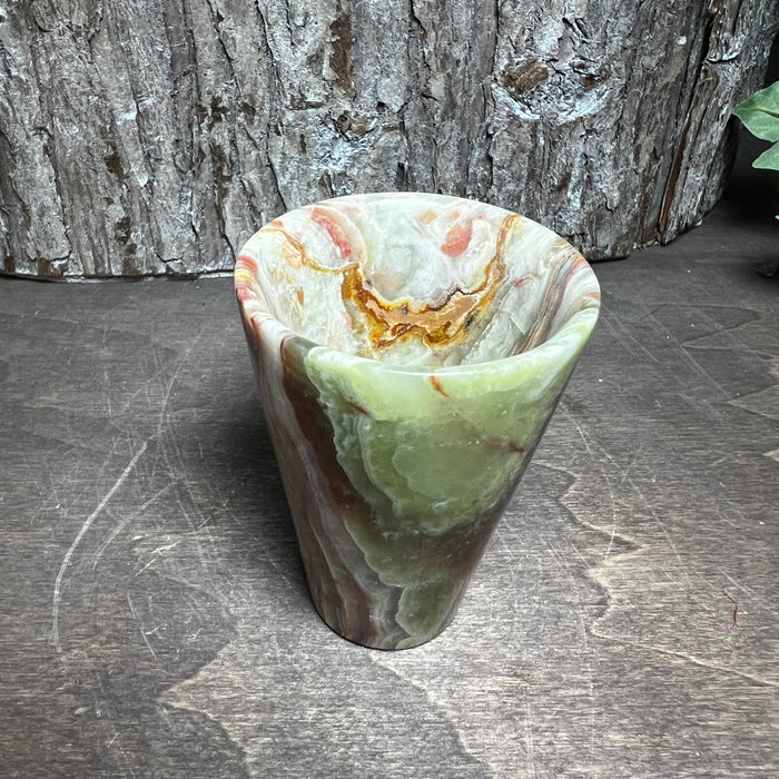 Green Onyx Shot Glass