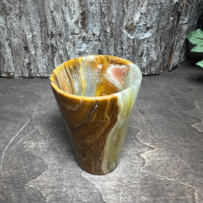 Green Onyx Shot Glass