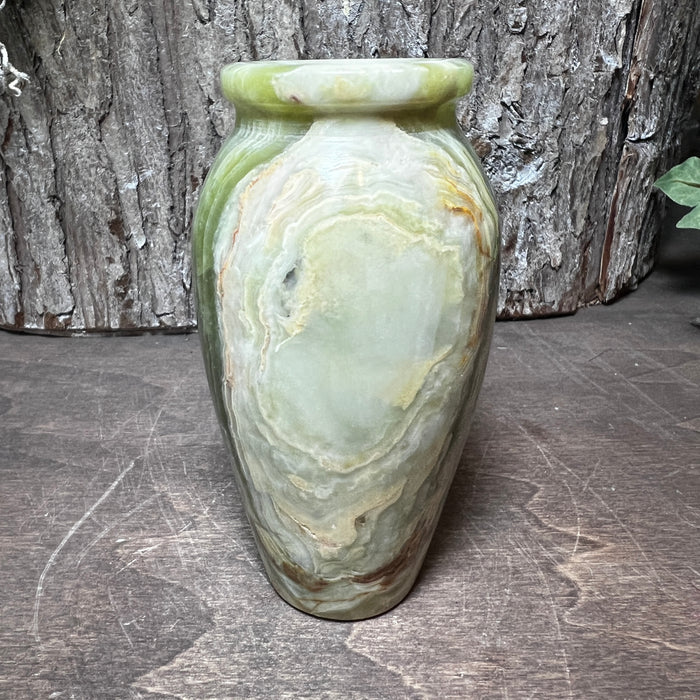 Green Onyx Vase