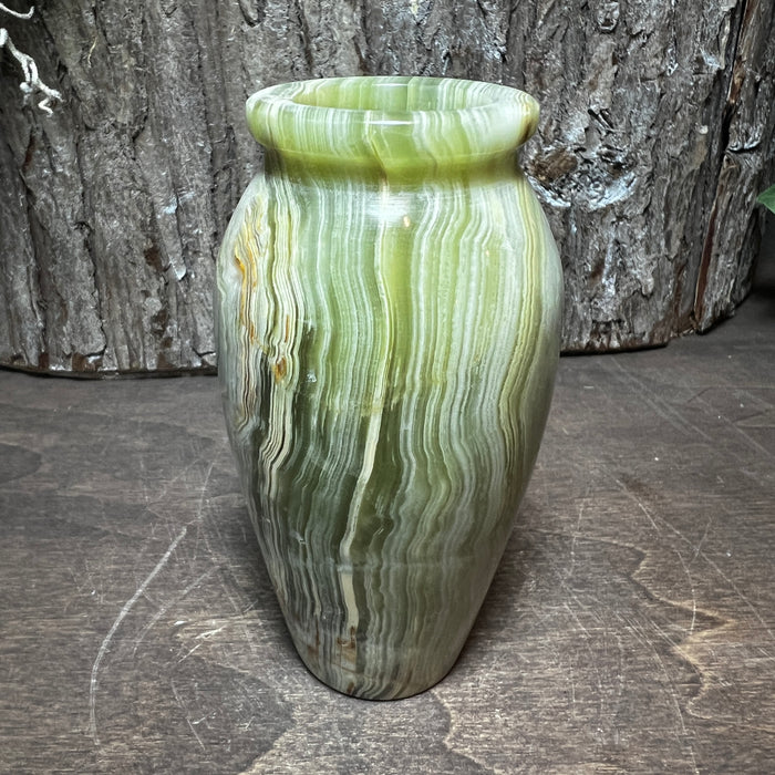 Green Onyx Vase
