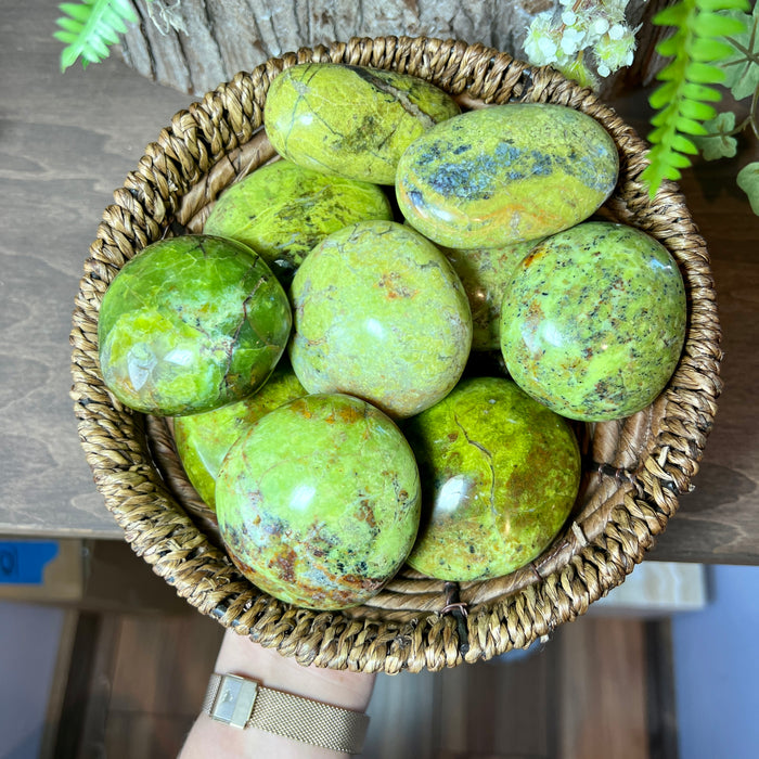 Green Opal Palm Stone