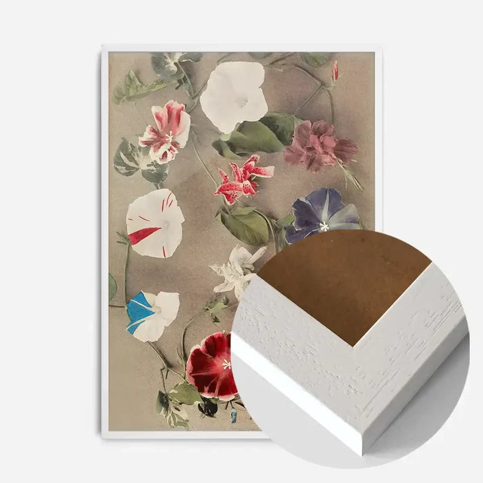 21x30cm | 8¼ x 11¾in / White Wood Frame