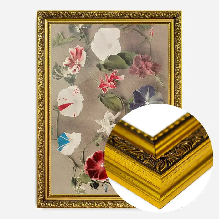 21x30cm | 8¼ x 11¾in / Gold Ornate Frame