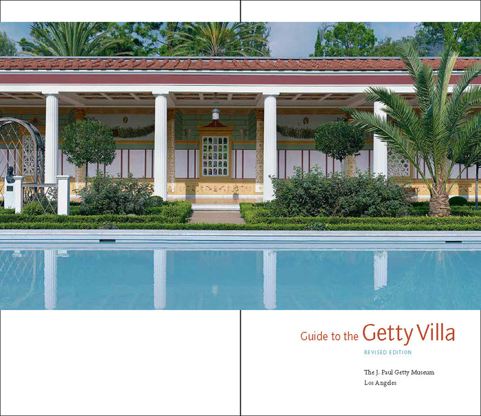Inside pages of 'Guide to the Getty Villa'.