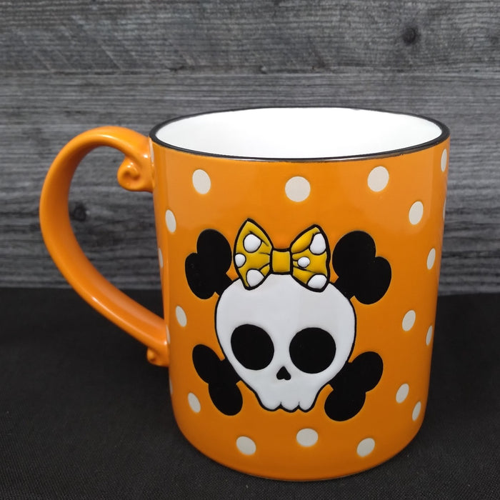 Halloween Female Skull Coffee Mug Ceramics Tea Cup 18oz 532ml Orange by Blue Sky